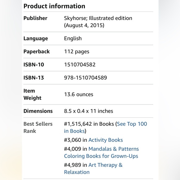 ✨NEW✨Creative Stress Relieving Adult Coloring Book Series - Picture 5 of 9